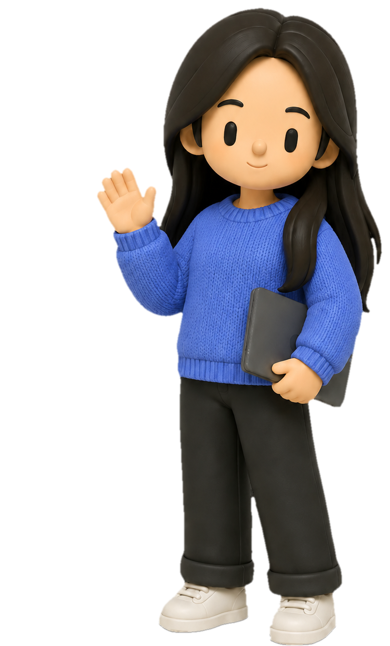 Evelyn — 3D avatar illustration
