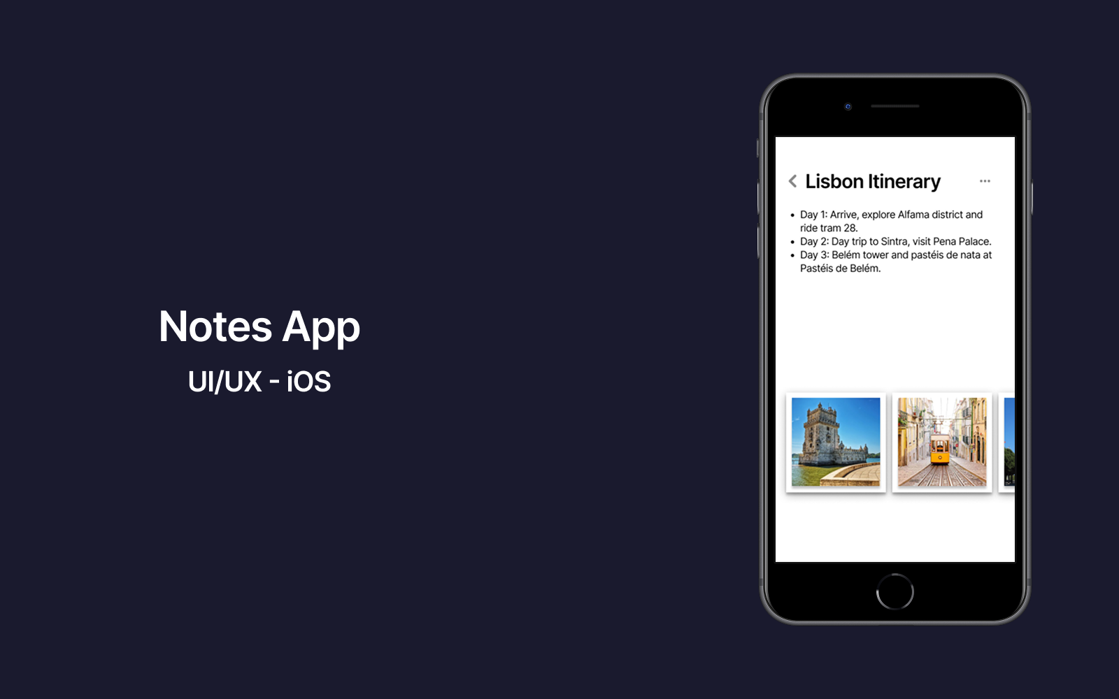 Notes app screenshot